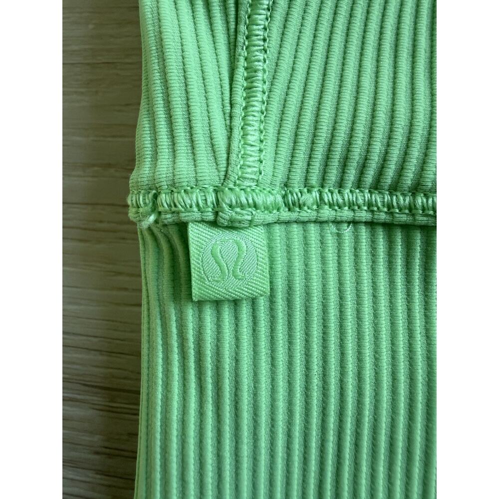 Lululemon Power Pivot Tank Electric Green Womens Size 4 - Picture 4 of 6